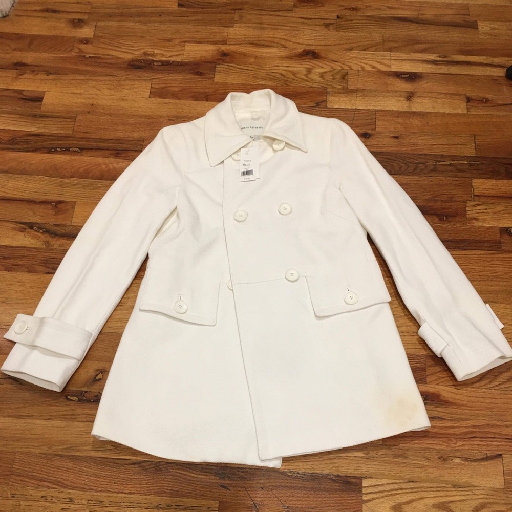 Banana Republic White Blazer